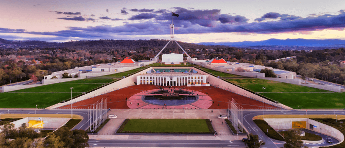 federal budget and parliament house